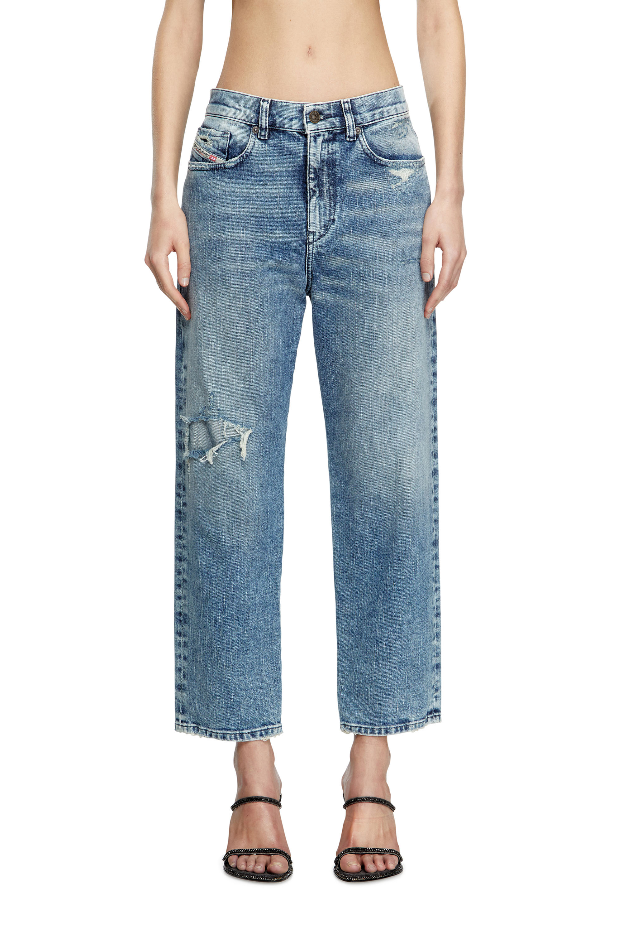 Diesel - Woman's Regular Jeans 2016 D-Air 09L34, Light Blue - 2